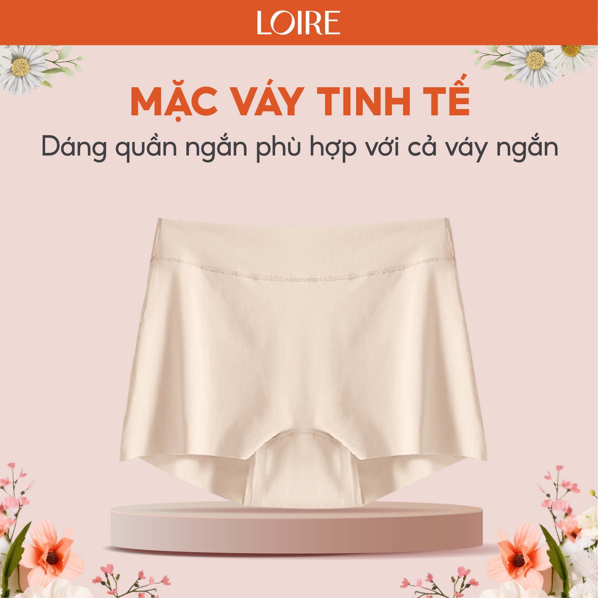 Quần Đùi Mặc Váy Chất Su Đúc Loirechic QMV11