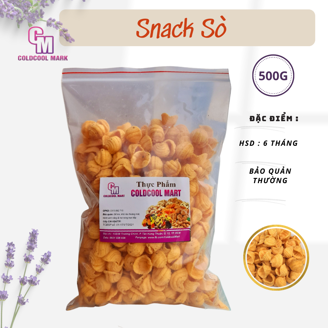 Snack sò 500g coldcool mart