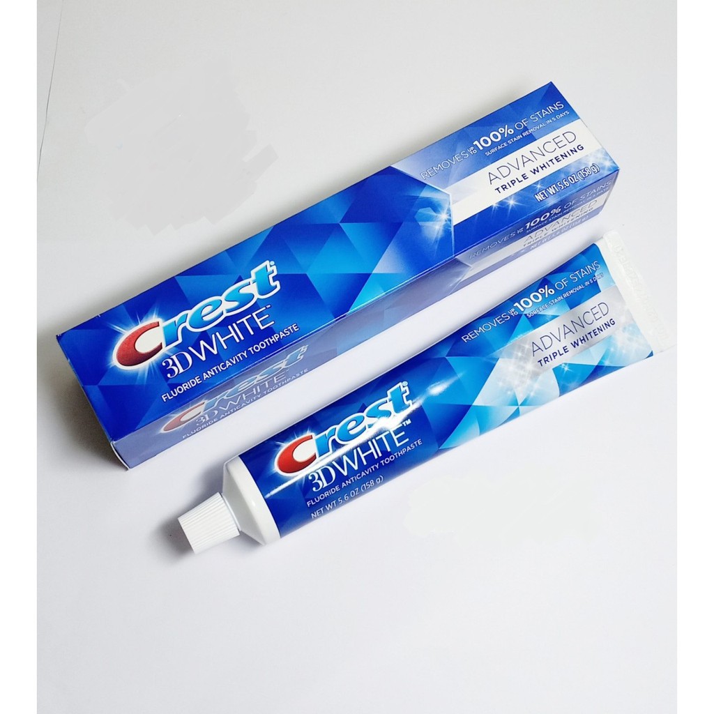 Kem đánh răng Crest 3D White Advanced Whitening 147g