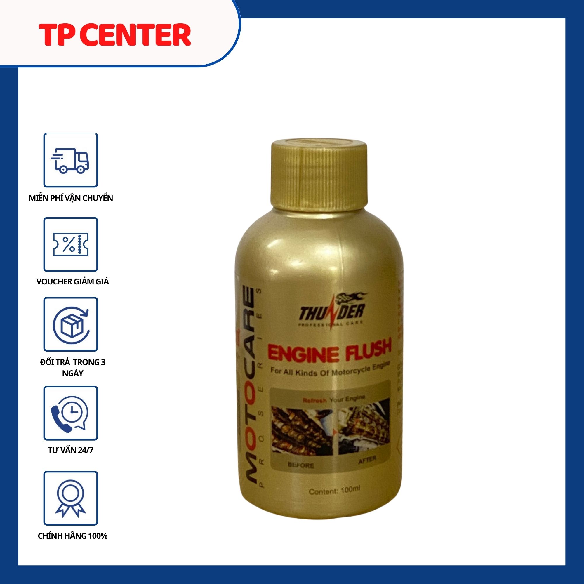 Súc rửa Nhớt trong động cơ Engine Flush 100ML các hãng Willf1, Zeus,Thunder .....