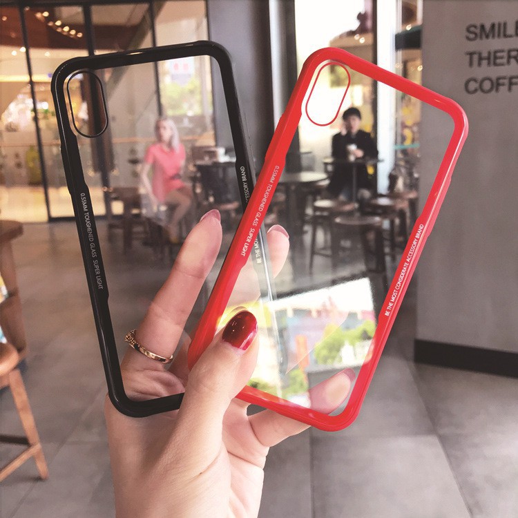 Ốp Lưng Viền Silicon Supper light - Chống Ố