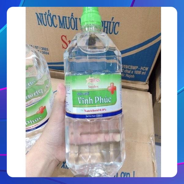 Nước muối sinh lý Vĩnh Phúc 500ml/ 1000ml