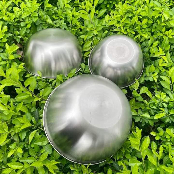 [chuẩn sịn] SET 3 THAU TRỘN INOX hàng cao cấp