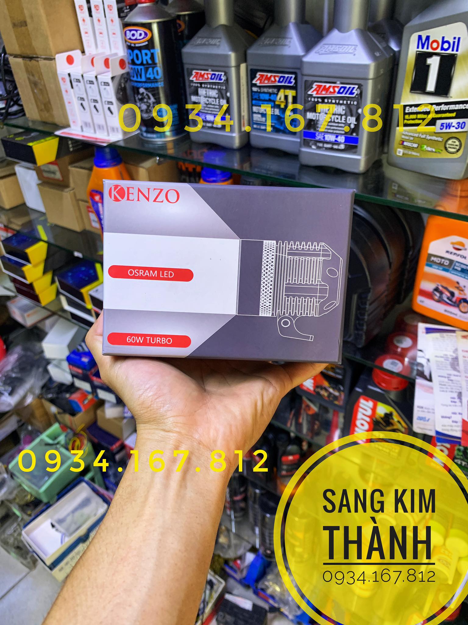 Đèn Trợ Sáng Kenzo Kz40 v4.0 Chip Led Osram Đức