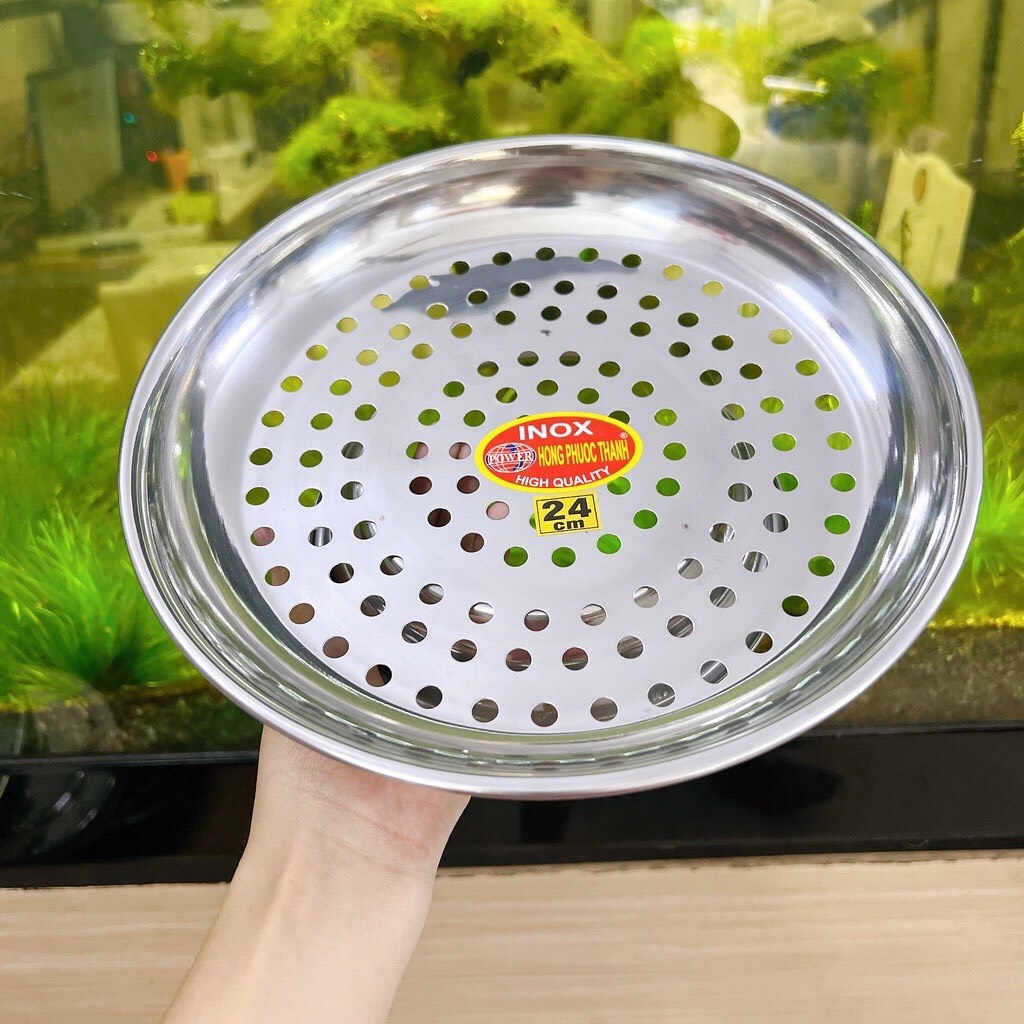 Vỉ Xửng hấp inox đủ size (22cm-26cm) Hồng Phước Thanh