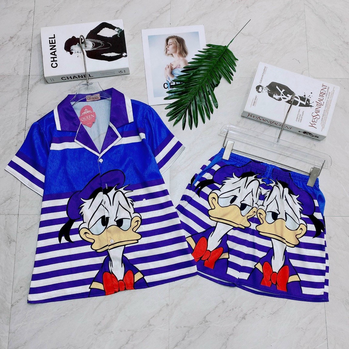[Free Ship 2024] Pijama lụa Mango Latin đùi in 3D sale sốc - bộ ngủ lụa đùi