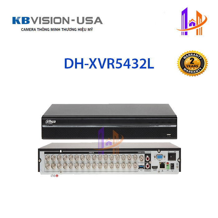 [HCM][Trả góp 0%][Đầu Ghi Hình 32 Kênh Dahua DH-XVR5432L]  2MP Hỗ Trợ 4 hddHàng Chính Hảng