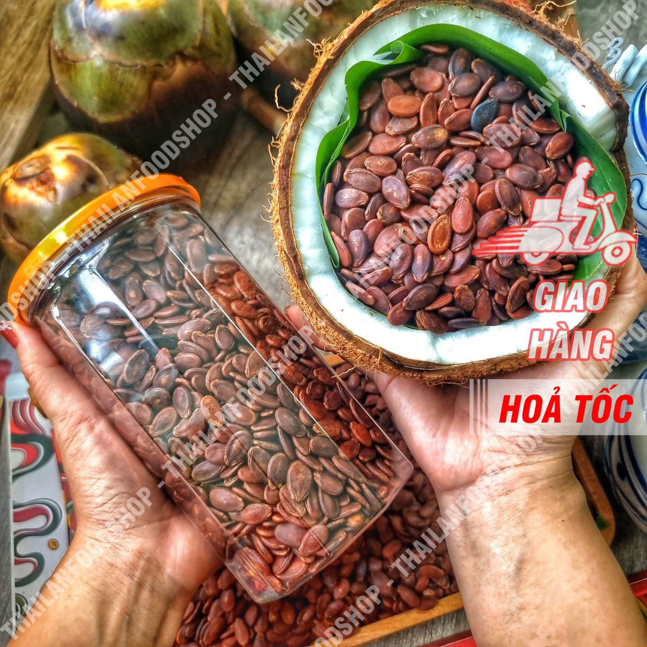 Hạt Dưa Rang Tay Không Phẩm Màu Túi 1kg