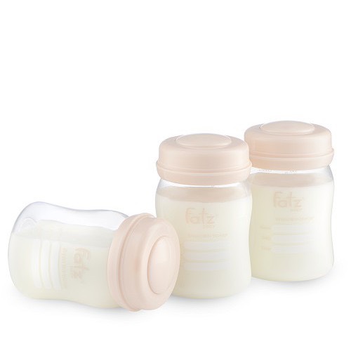 Bình trữ sữa 150ml (bộ 3 bình) Fatzbaby