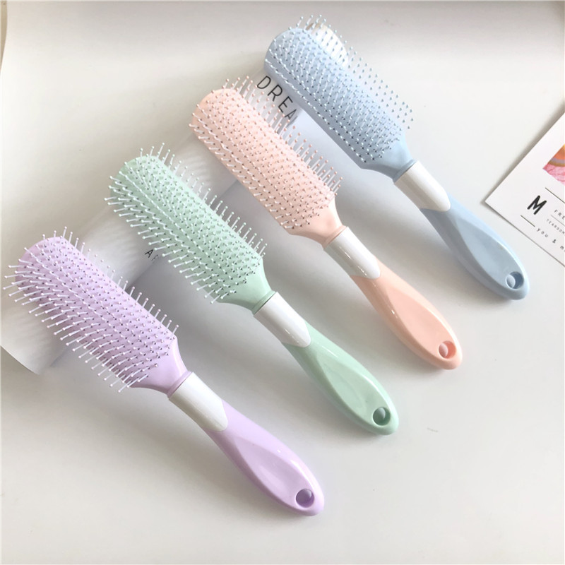 Lược chải tóc tay cầm hình thú màu pastel hàn quốc dễ thương OT03