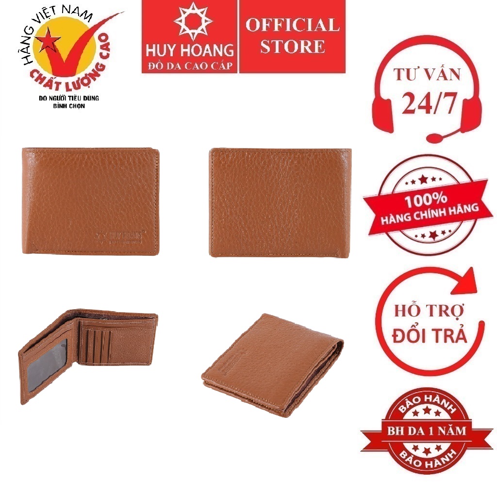 Ví nam da bò mini màu da HK2125