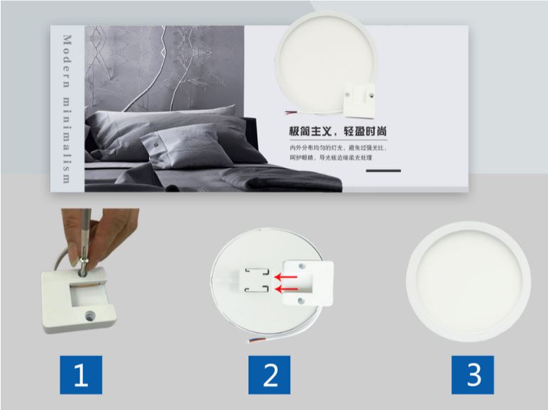 Đèn Led ốp trần tròn ốp nổi 6w UFO LIGHT