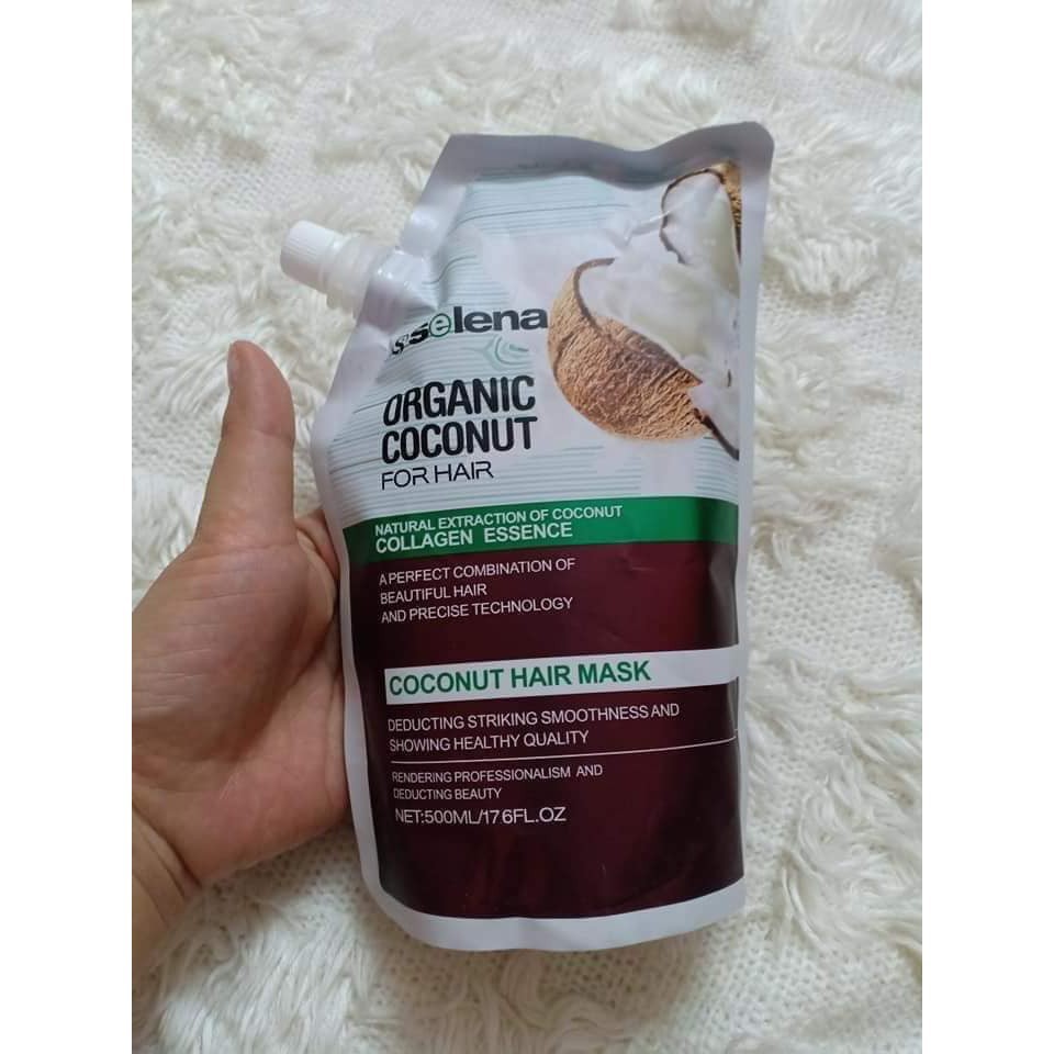 [SIÊU RẺ] [CHÍNH HÃNG] HẤP TÓC HƯƠNG DỪA ORGANIC COCONUT 500ML