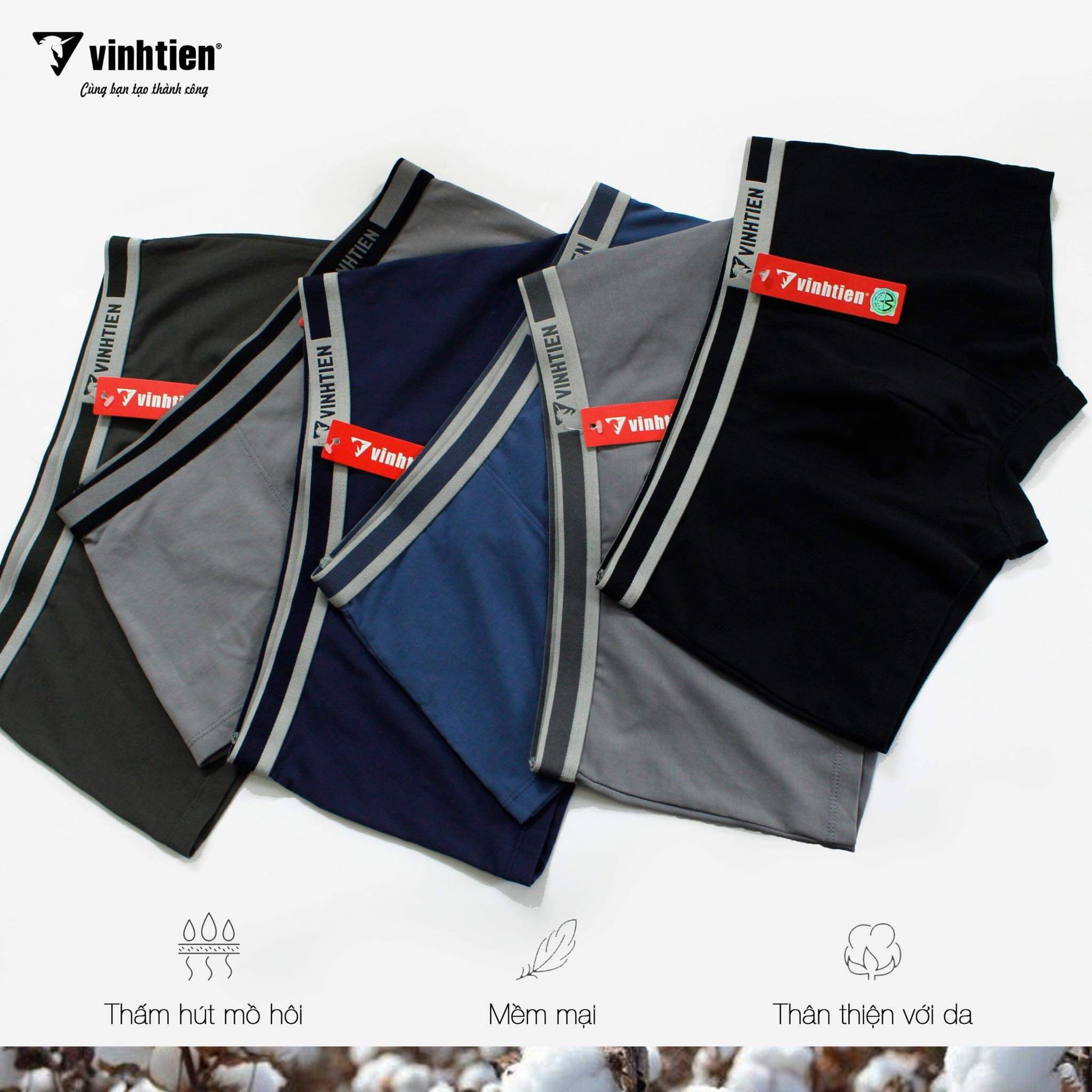 Combo 10 quần boxer Vĩnh Tiến