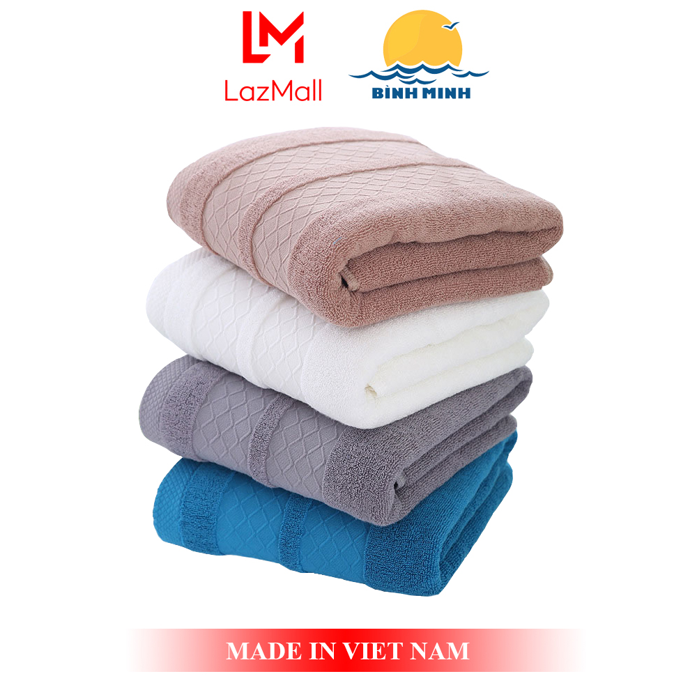 Khăn Mặt Bình Minh Cotton Cao Cấp Kháng Khuẩn Thấm Hút Nhanh