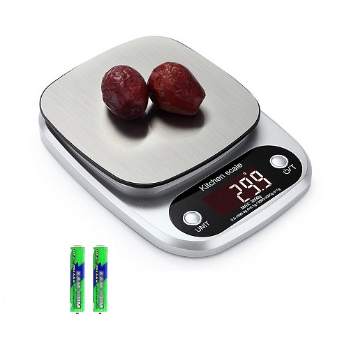 Cân điện tử thực phẩm dùng trong nhà bếp Electronic Kitchen Scale 3kg đến 5kg cân nhà bếp cao cấp cân thực phẩm - Cân tiểu ly thực phẩm điện tử 5kg cho nhà bếp / Cân điện tử để bàn mini 5 kg/cân nhà bếp giá rẻ