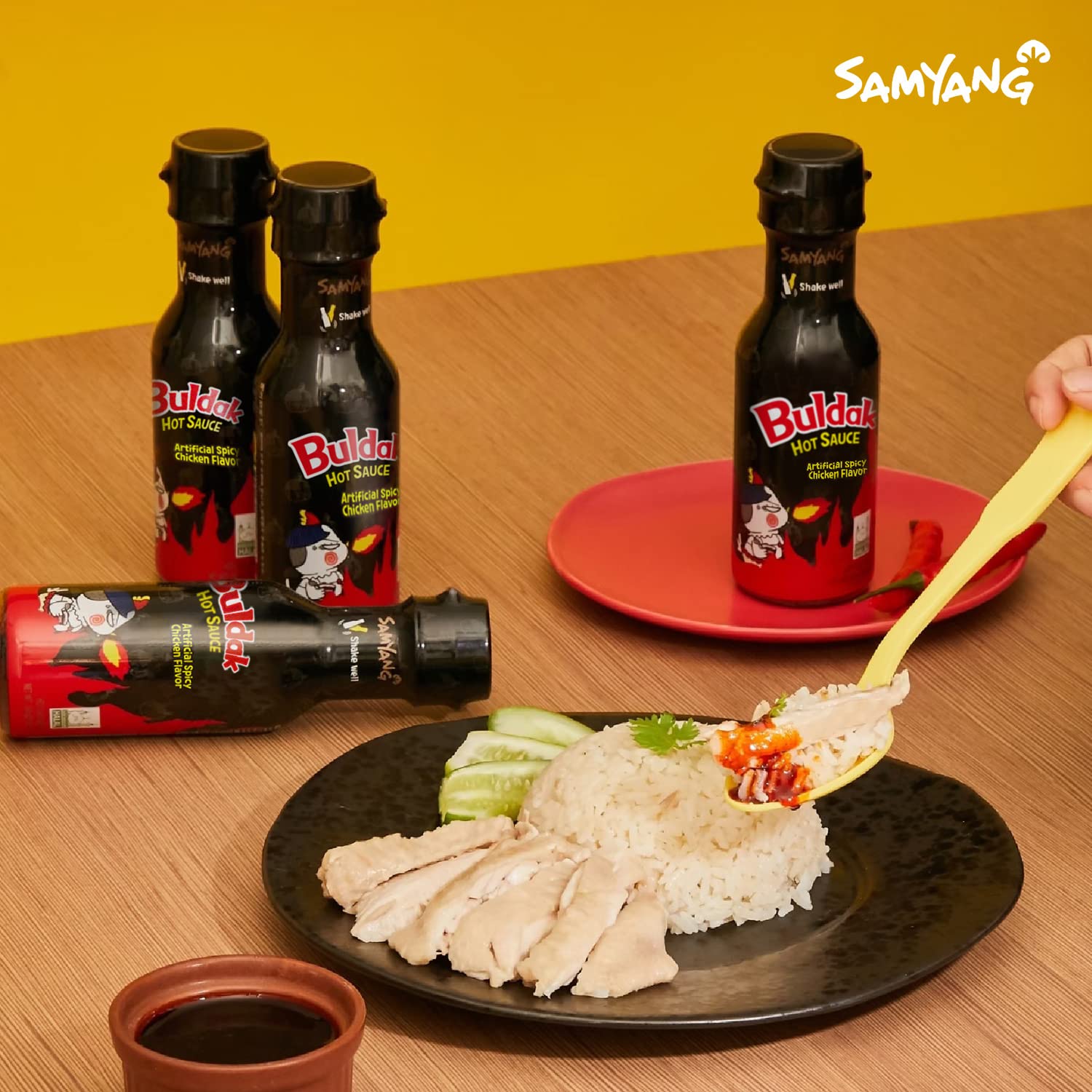 Sốt Chấm Cay Samyang Hàn Quốc Chai 200gr - Đủ 3 vị