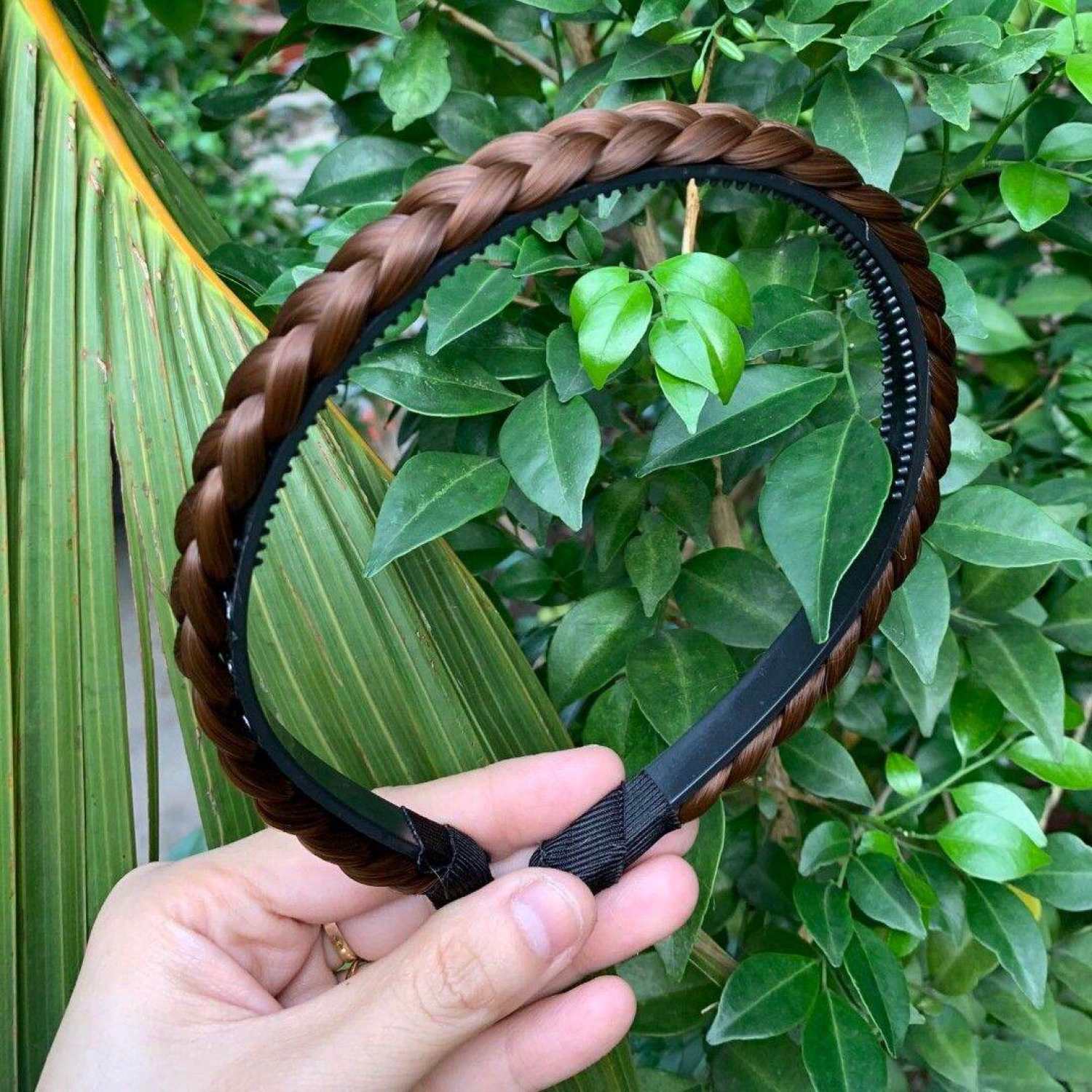 tóc giả cài bính xinh 3cm trơn
