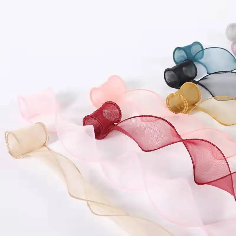 Ruy băng voan viền sóng 4cm