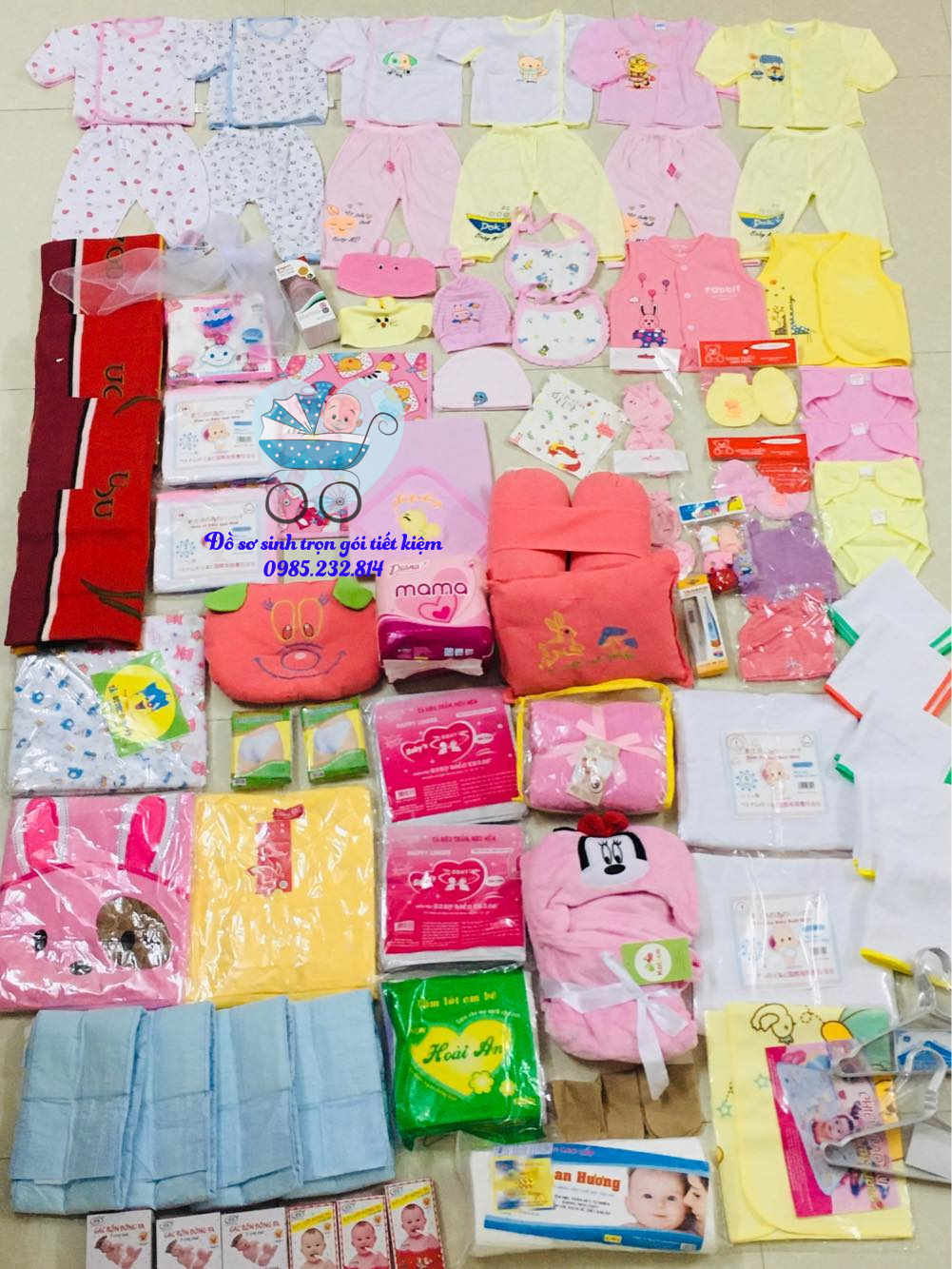 [TẶNG 1 VÒNG DÂU]TRỌN GÓI ĐỒ SƠ SINH MẸ VÀ BÉ MÙA THU MỚI