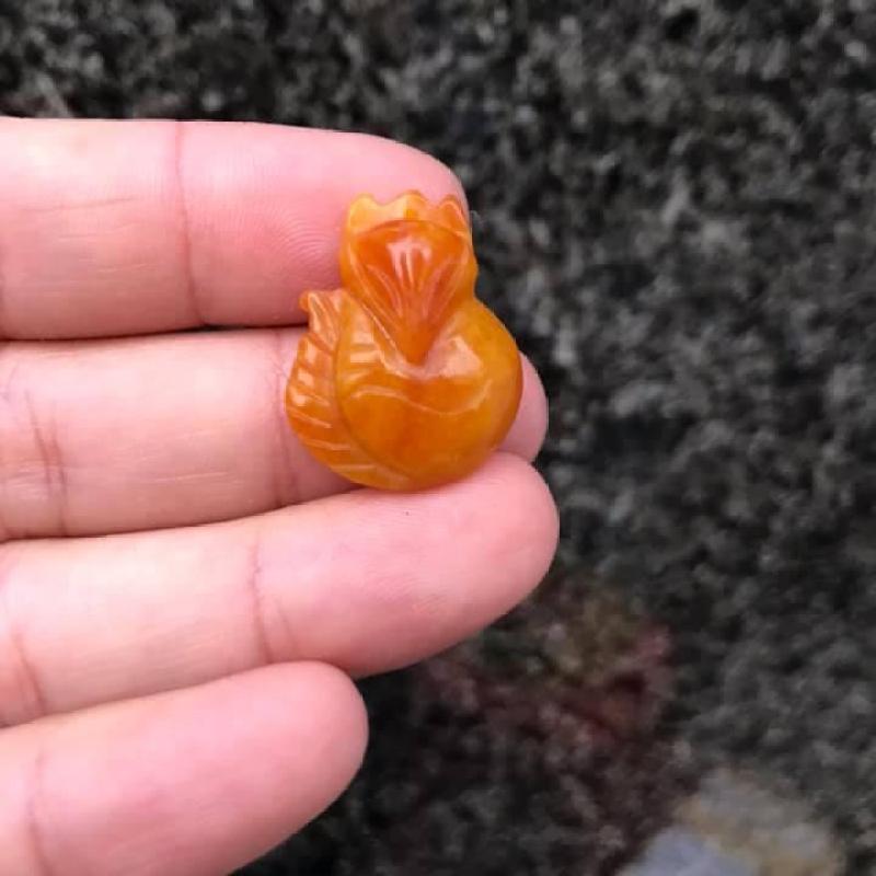 MẶT DÂY HỒ LY CẨM THẠCH VÀNG THIÊN NHIÊN