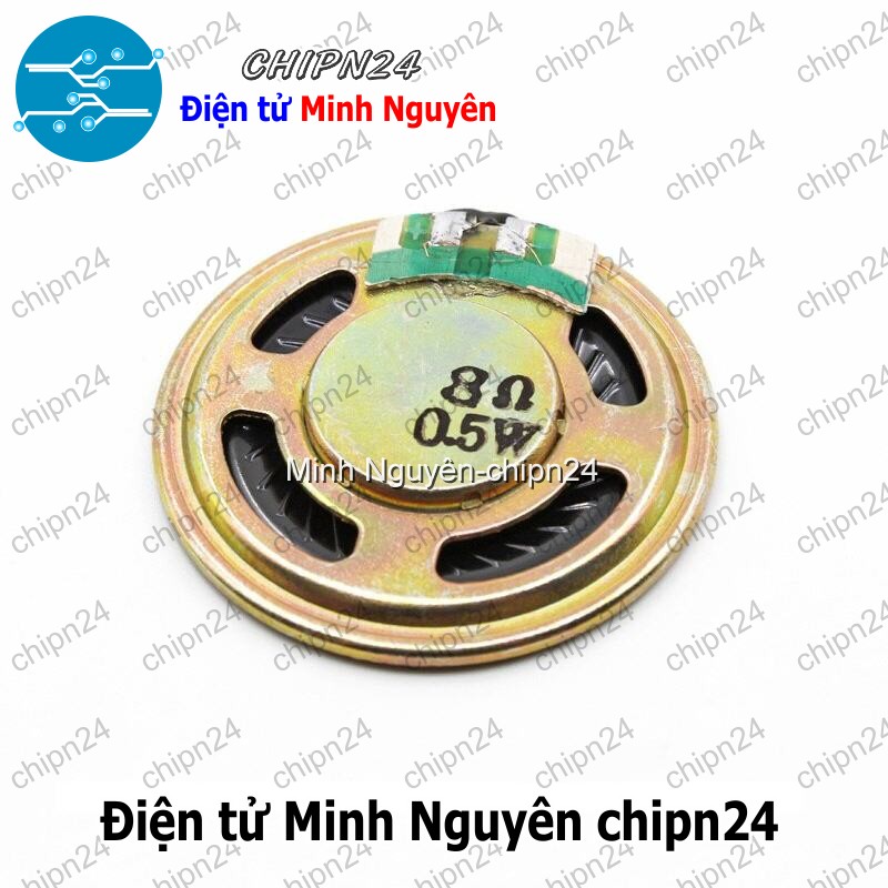 [2 cái] (N31) Loa 8R 0.5W 36mm, Loa 8 ohm - 0.5W (3.6cm) - HH002015