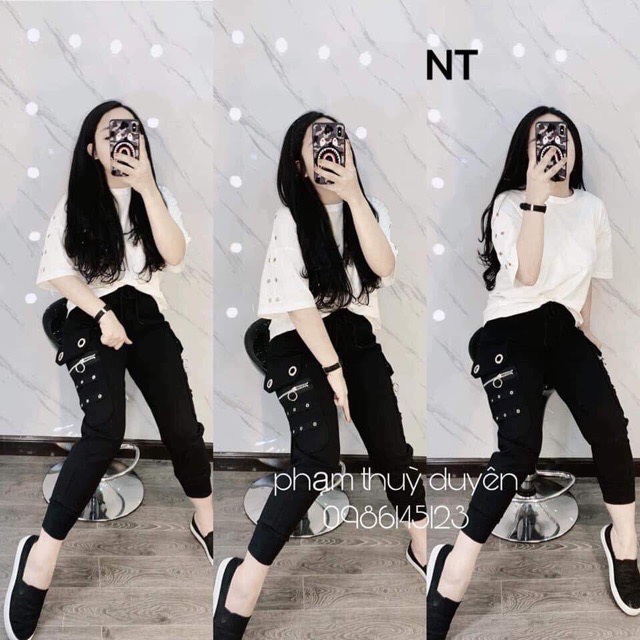 [Hình Thật] Áo Croptop Ôzê sườn Thắt Dây Hit Hot e3