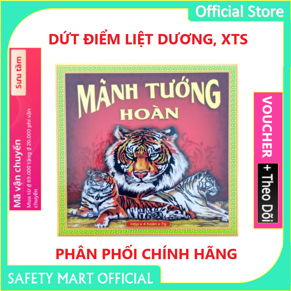 Mãnh Tướng Hoàn - Dứt điểm yếu sinh lý, XTS nam giới - Hàng Chính Hãng