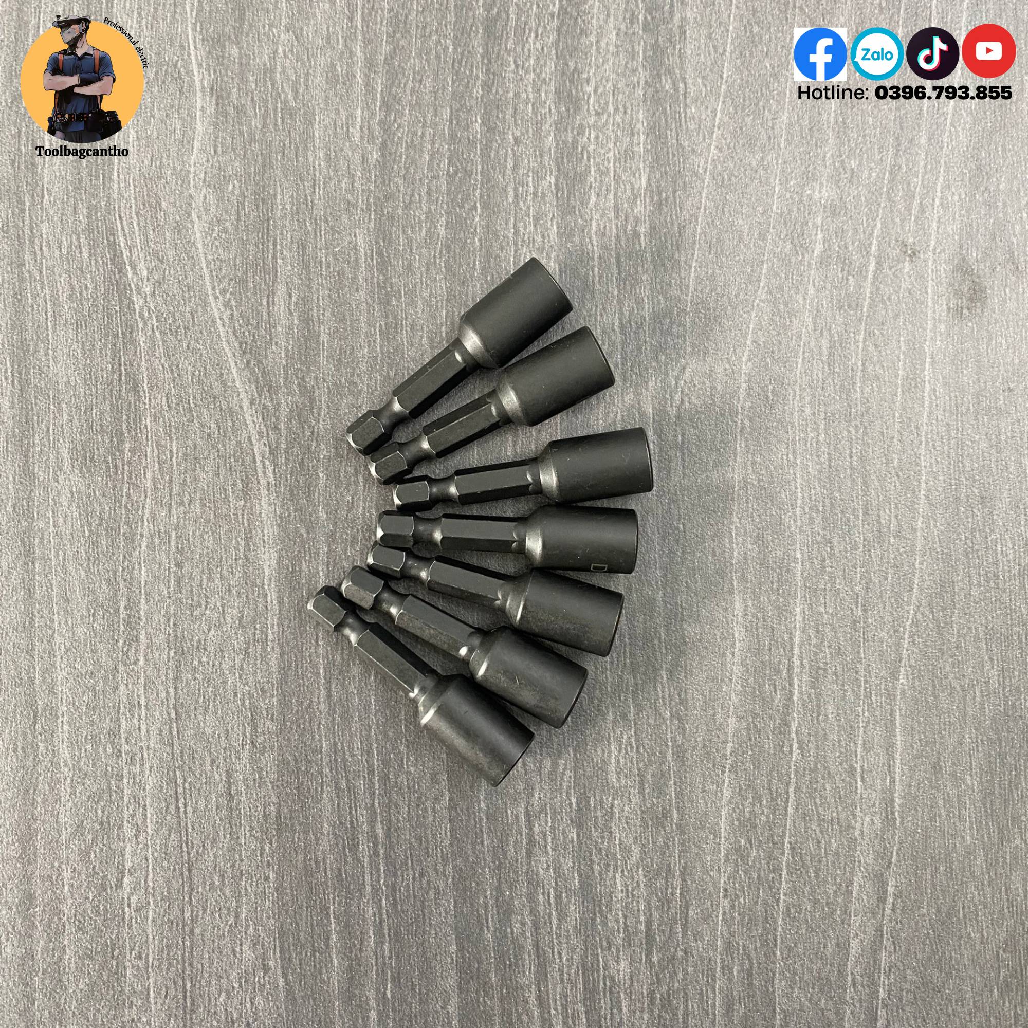 Đầu bắn tôn Dewalt chuẩn ngắn 8mm