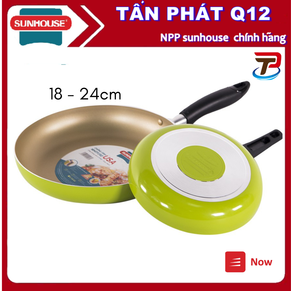Chảo cặp sunhouse 18/24cm
