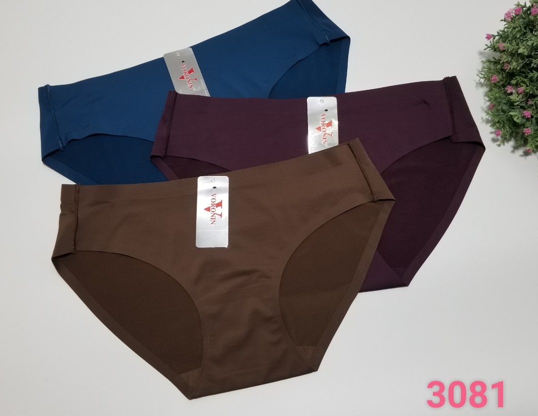 Combo 5 Quần Lót Nữ Su Đúc Trơn Voronin 3081 – Size L-XL | Siêu Mềm – Không Đường May – Không Hằn Da