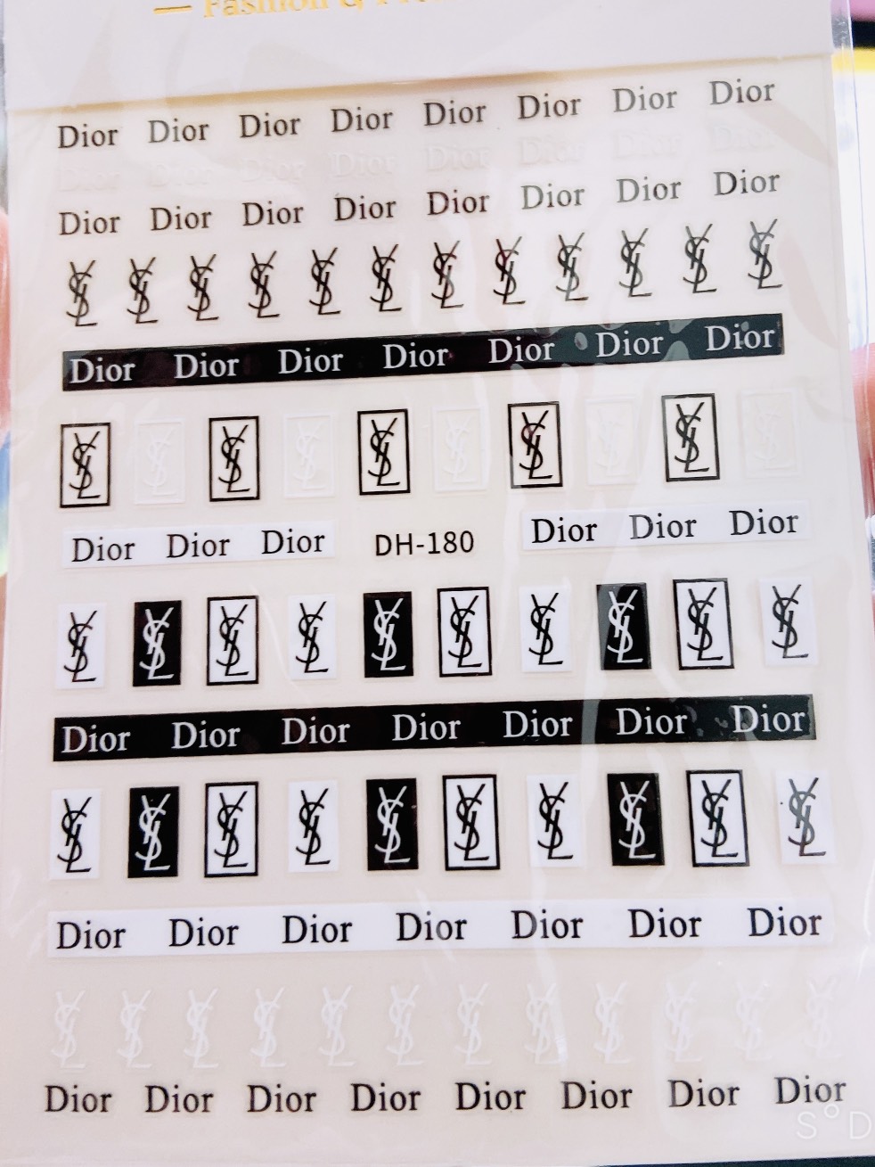 (Hàng mới về) Stick dán móng dễ thương dùng để trang trí Nail