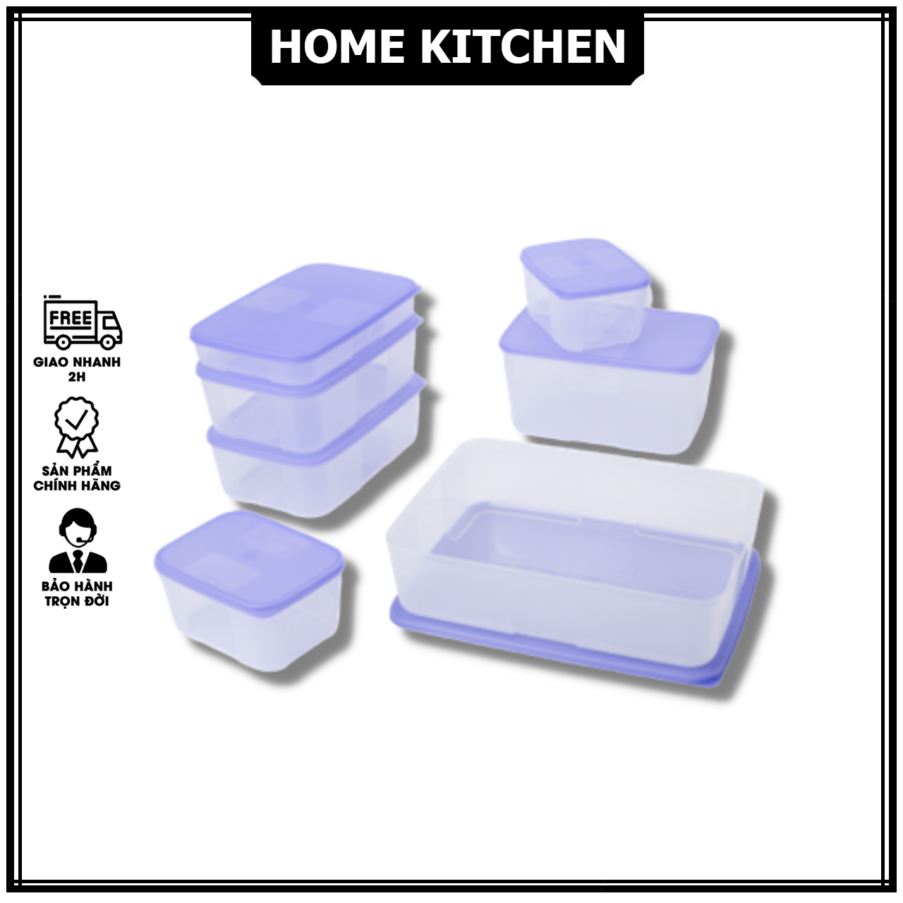 Bộ hộp trữ đông Freezermate Essential Set 7 - Tupperware