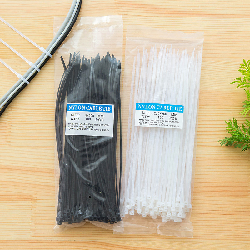 Túi 100 Dây Thít, Dây Rút, Lạt Nhựa NYLON CABLETIE
