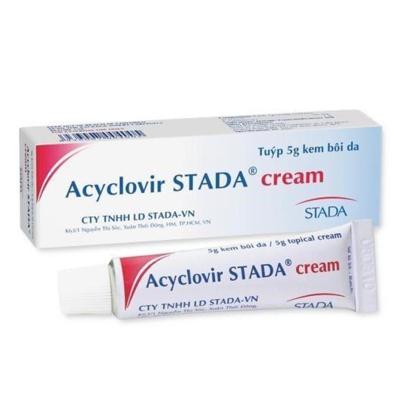 Kem Acyclovir Dược Stada (tuýp 5gram) nhập khẩu