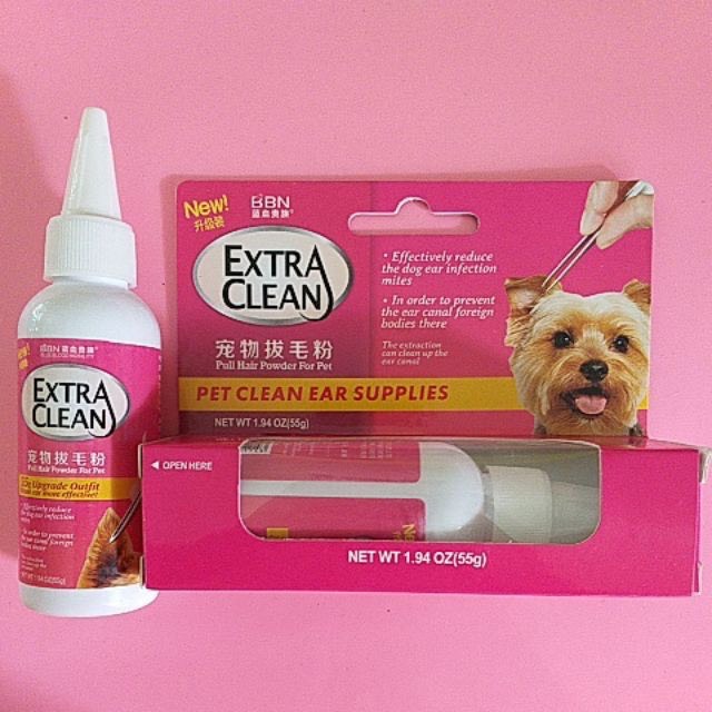 Bột hỗ trợ nhổ lông tai Extra Clean