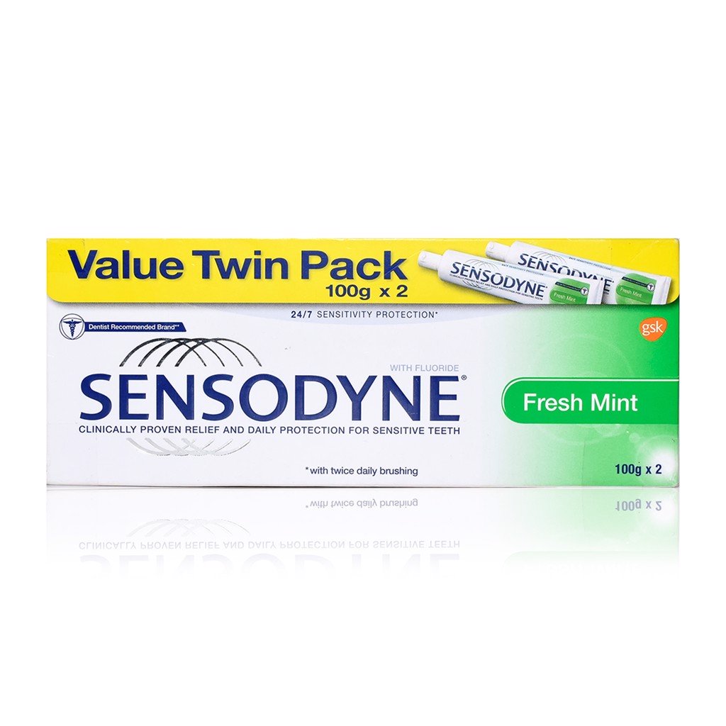Kem Đánh Răng Sensodyne Fluride Toothpaste (100gx2)