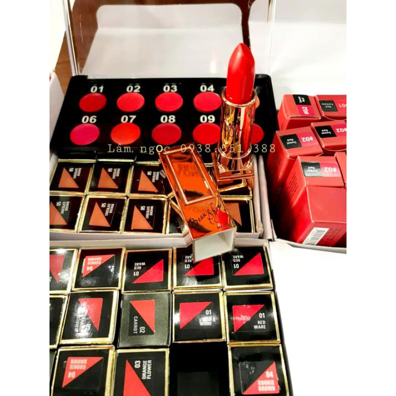 Son dưỡng môi Son dưỡng BEAUSHOP chuẩn 99% màu son chuẩn chính hãng, son dưỡng, son dưỡng có màu