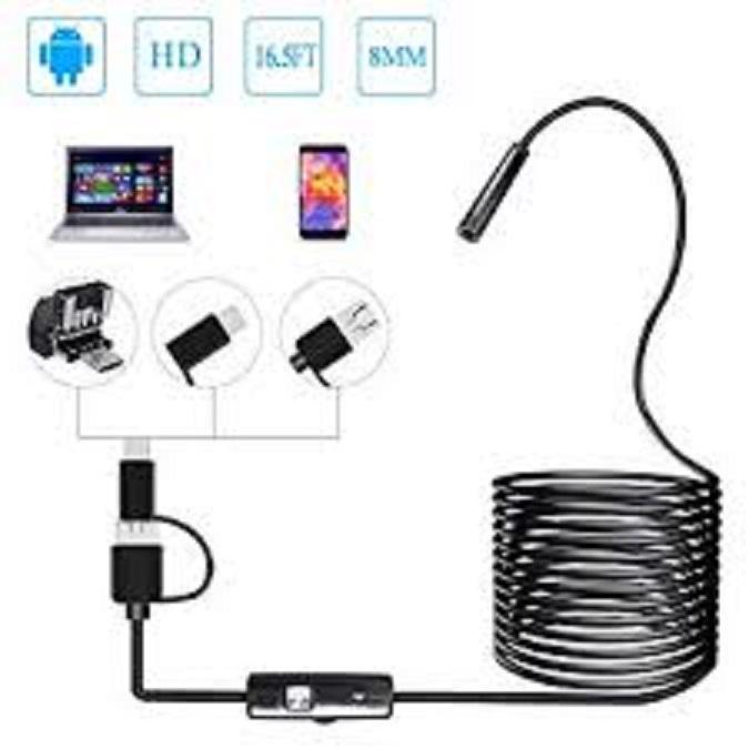 Camera 3in1 Endoscope đường kính 5.5mm dài 1m độ nét cao