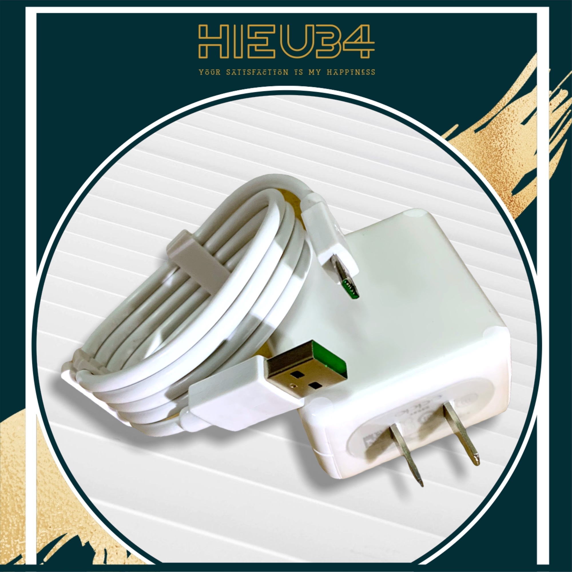 Bộ sạc nhanh 4a oppo vooc r15 chân micro usb