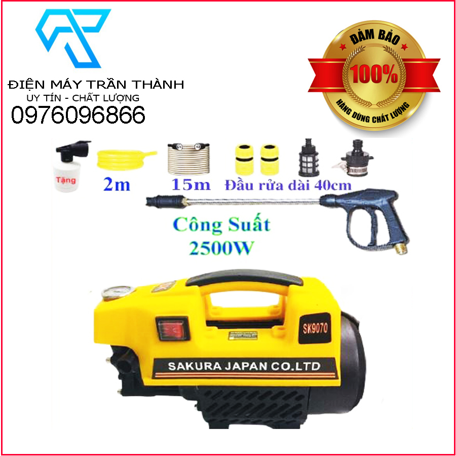 máy rửa xe sakura japan 2500w