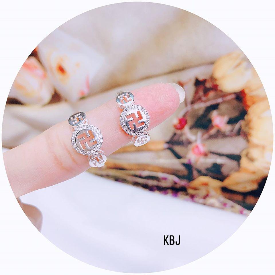 1 chiếc Nhẫn bạc kim tiền MS48