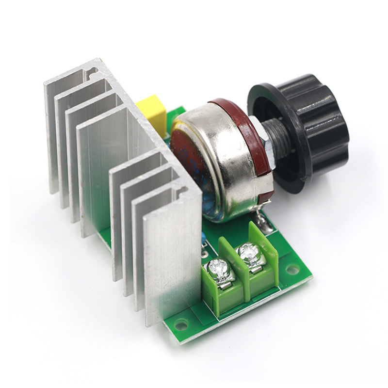Bộ Điều Chỉnh Điện Áp SCR 4000W Bảng Điều Khiển Điều Khiển Tốc Độ Mô-đun Công Suất Cao Điều Chỉnh Độ Sáng Tải Điện Trở AC 220V