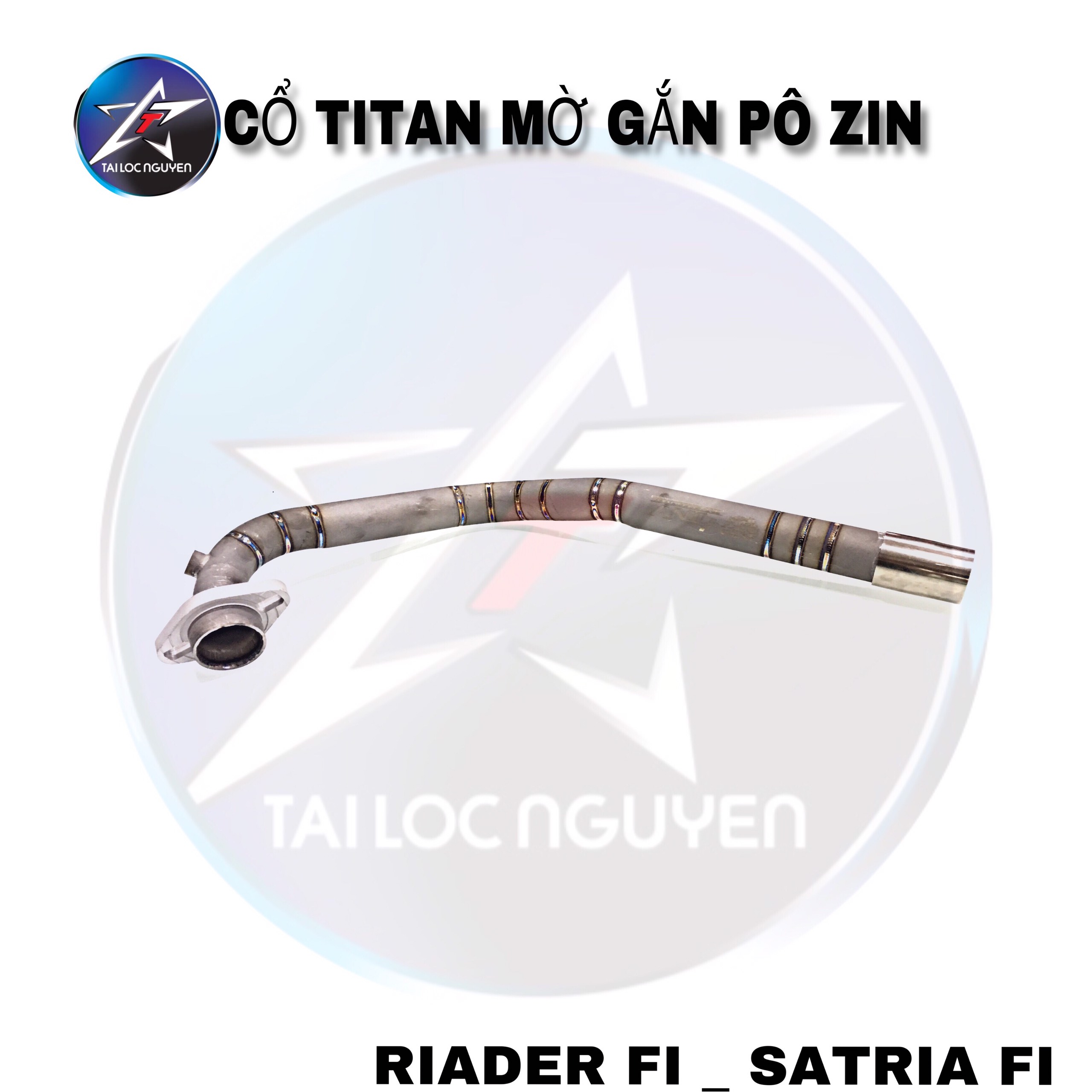 [HCM]CỔ PÔ TITAN MỜ GẮN PÔ ZIN RAIDER FI - SATRIA FI