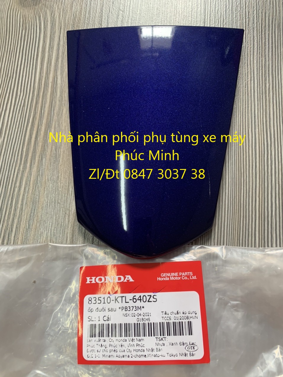 Ốp đuôi sau hãng dành cho xe Wave Repsol 2006