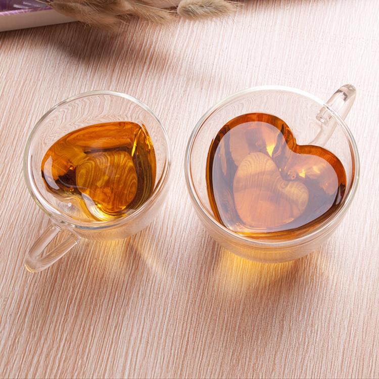 Ly trái tim thủy tinh cao cấp siêu dễ thương