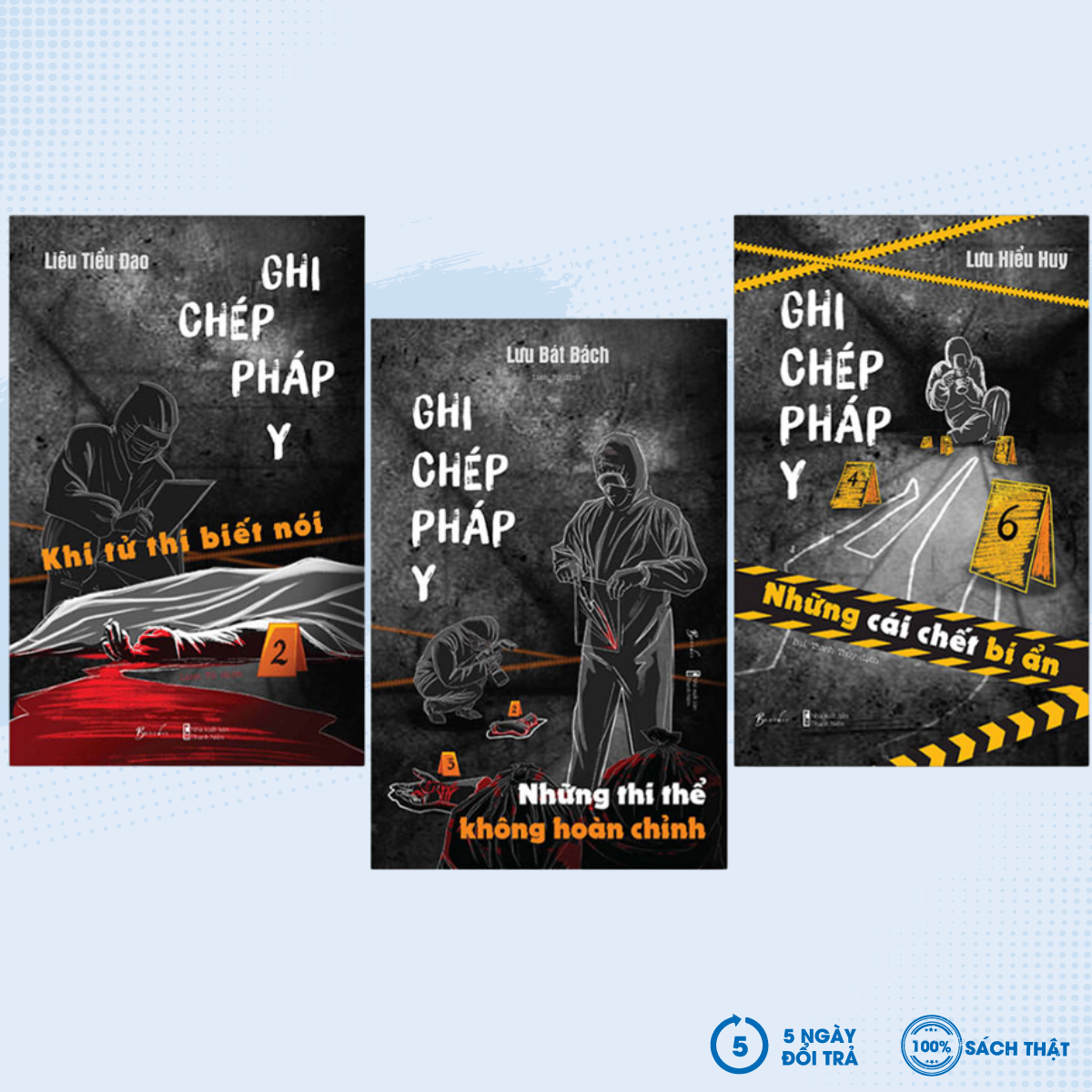 Sách - combo sách ghi chép pháp y - az - newshop