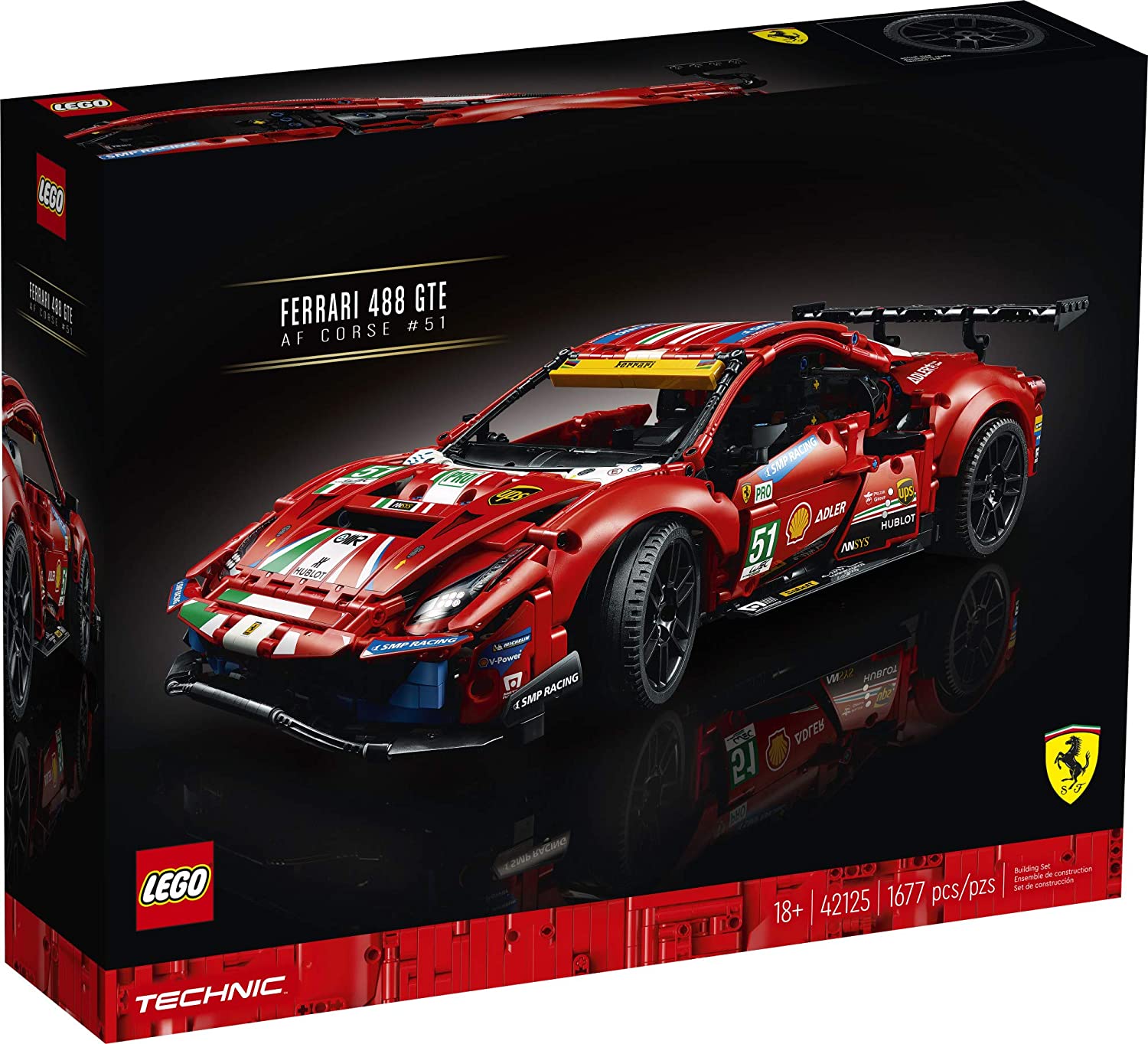 Đồ chơi LEGO TECHNIC - Siêu Xe Ferrari 488 GTE - 42125