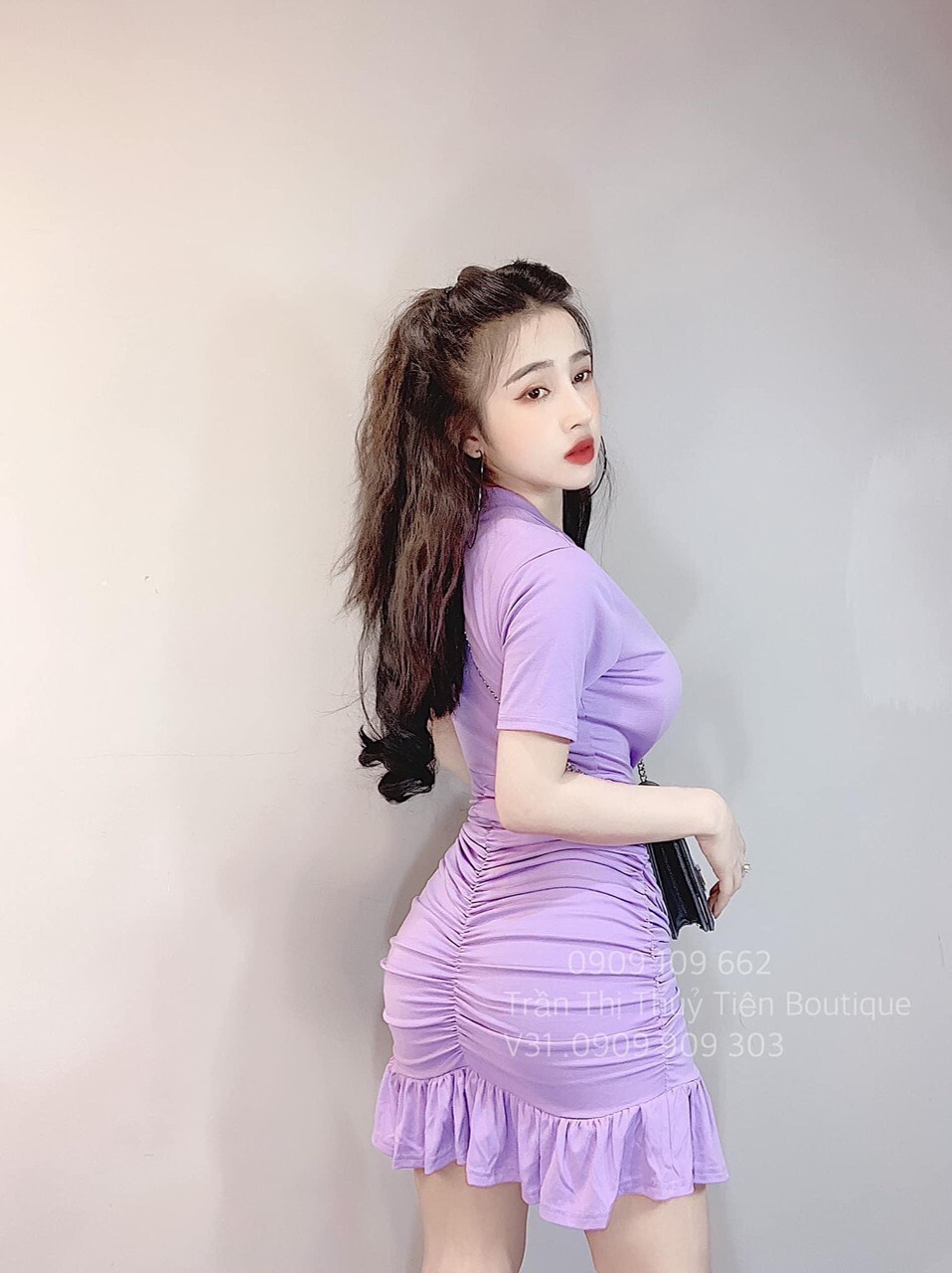 [HCM]ĐẦM THUN BORIP ĐUÔI CÁ TAY NGẮN SIÊU XINH M002