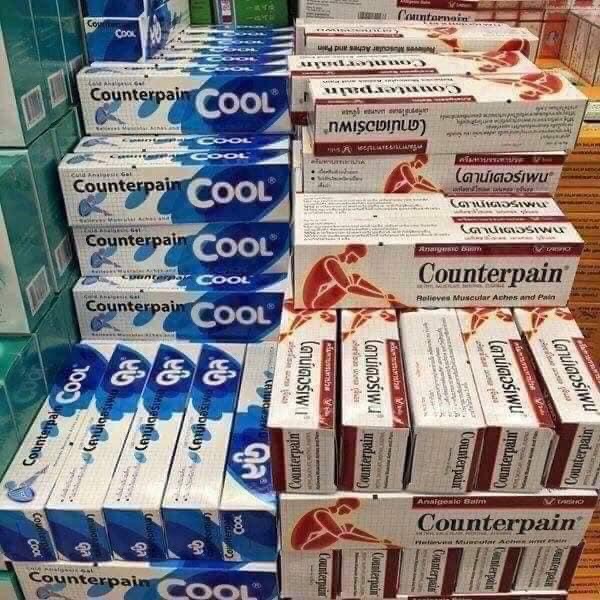 (Đỏ 60gr) Cao xoa bóp Counterpain Thái Lan (xoa bóp nóng , LẠNH)